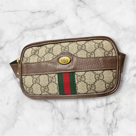 Authentic Gucci GG Supreme Mini Ophidia Belted iPhone Case - Size 75 - 30 - Picture 15 of 16